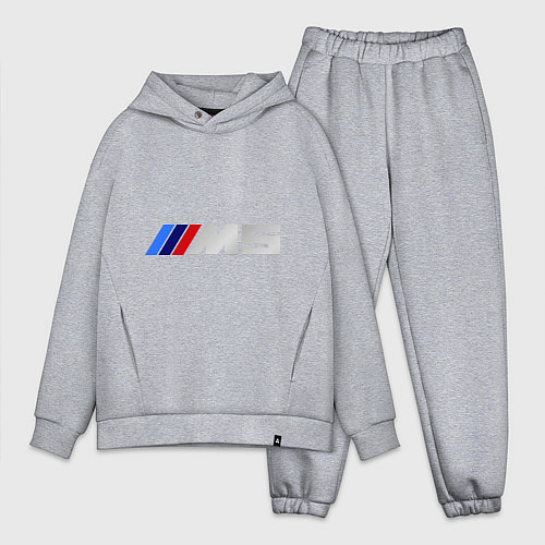 Мужской костюм оверсайз BMW M5 / Меланж – фото 1