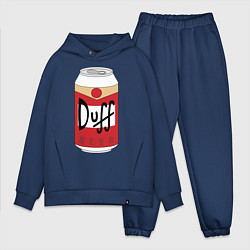 Мужской костюм оверсайз Duff Beer, цвет: тёмно-синий