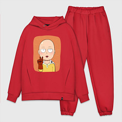 Мужской костюм оверсайз Сайтама One Punch Man