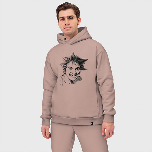 Мужской костюм оверсайз Михаил Горшенёв Горшок КиШ / Пыльно-розовый – фото 3