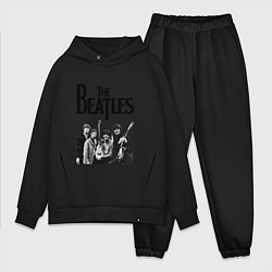 Мужской костюм оверсайз The Beatles, цвет: черный