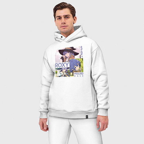 Мужской костюм оверсайз Migurd race / Белый – фото 3