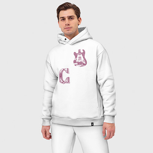 Мужской костюм оверсайз ROCK STAR / Белый – фото 3