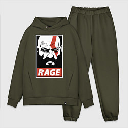 Мужской костюм оверсайз RAGE GOW, цвет: хаки