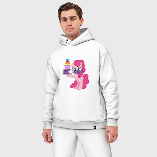 Мужской костюм оверсайз My Little Pony Pinkie Pie / Белый – фото 3