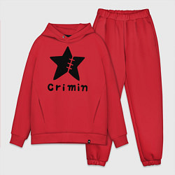 Мужской костюм оверсайз Crimin бренд One Piece, цвет: красный