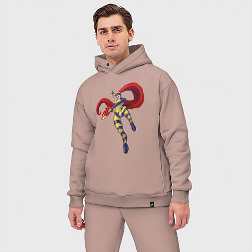 Мужской костюм оверсайз Princess whats her name / Пыльно-розовый – фото 3