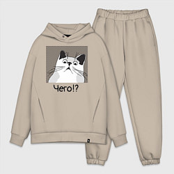 Мужской костюм оверсайз Кот Чего?