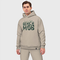 Мужской костюм оверсайз Milwaukee Bench Mob, цвет: миндальный — фото 2