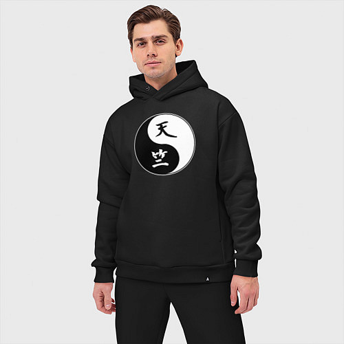 Мужской костюм оверсайз ТЕНДЗИКУ TENJIKU / Черный – фото 3