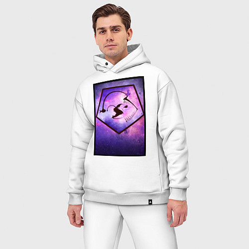 Мужской костюм оверсайз Удильщик / Белый – фото 3