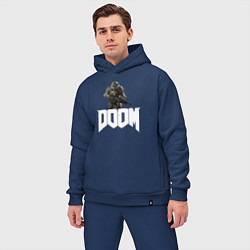 Мужской костюм оверсайз Doom 2016, цвет: тёмно-синий — фото 2