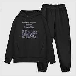 Мужской костюм оверсайз Believe in your Inner Kardashian Кардашьян, цвет: черный