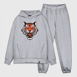 Мужской костюм оверсайз Tiger Soul, цвет: меланж