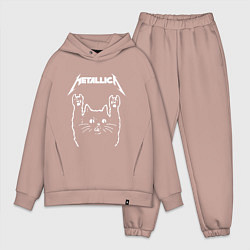 Мужской костюм оверсайз METALLICA МЕТАЛЛИКА, цвет: пыльно-розовый