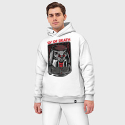 Мужской костюм оверсайз Заяц в очках, цвет: белый — фото 2