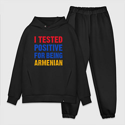 Мужской костюм оверсайз Tested Armenian, цвет: черный