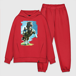 Мужской костюм оверсайз The Link, цвет: красный