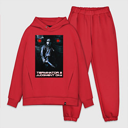 Мужской костюм оверсайз Terminator JD, цвет: красный