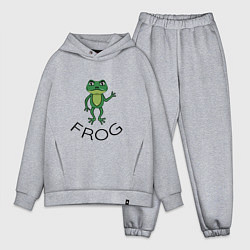 Мужской костюм оверсайз Frog green, цвет: меланж