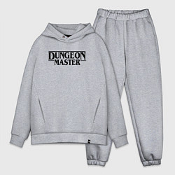 Мужской костюм оверсайз DUNGEON MASTER ГАЧИМУЧИ ЧЁРНЫЙ ЛОГО