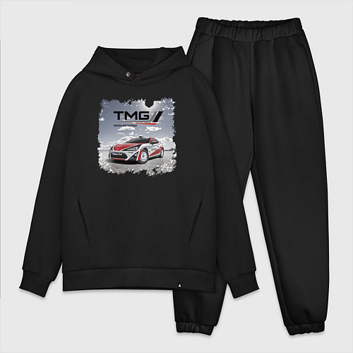 Мужской костюм оверсайз Toyota TMG Racing Team Germany / Черный – фото 1