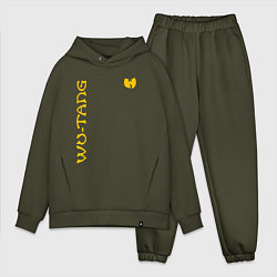 Мужской костюм оверсайз WU TANG CLAN LOGO YELLOW, цвет: хаки