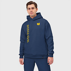 Мужской костюм оверсайз WU TANG CLAN LOGO YELLOW, цвет: тёмно-синий — фото 2