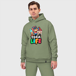 Мужской костюм оверсайз TOCA BOCA WORLD ИГРА ТОКА БОКА, цвет: авокадо — фото 2