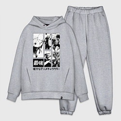 Мужской костюм оверсайз Герои сенен манг One punch man one piece