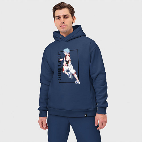 Мужской костюм оверсайз Бакскетбол Куроко Тэцуя Куроко / Тёмно-синий – фото 3