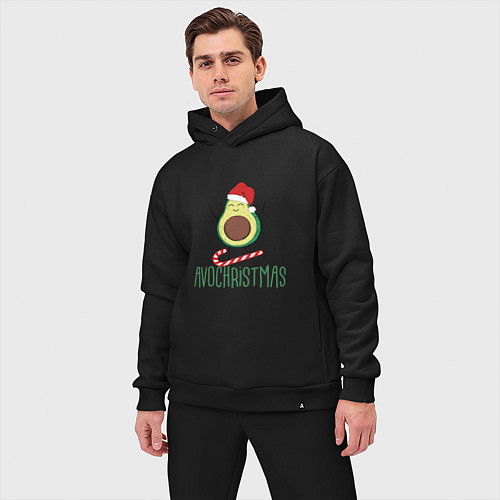 Мужской костюм оверсайз AVOCHRISTMAS AVOCADO / Черный – фото 3