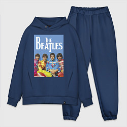 Мужской костюм оверсайз The Beatles - world legend!, цвет: тёмно-синий