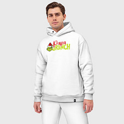 Мужской костюм оверсайз Papa Grinch Family, цвет: белый — фото 2