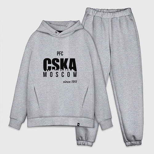 Мужской костюм оверсайз CSKA since 1911 / Меланж – фото 1