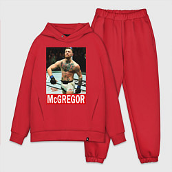 Мужской костюм оверсайз Конор МакГрегор McGregor, цвет: красный