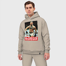 Мужской костюм оверсайз Конор МакГрегор McGregor, цвет: миндальный — фото 2