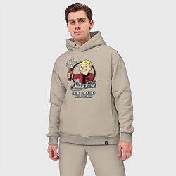 Мужской костюм оверсайз Fallout Nuka Cola Vault Boy Approved, цвет: миндальный — фото 2