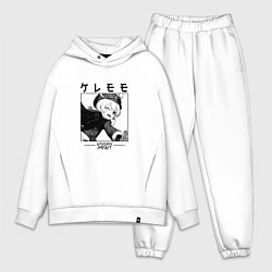 Мужской костюм оверсайз Кли Klee, Genshin Impact, цвет: белый