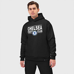 Мужской костюм оверсайз Chelsea Football Club Челси, цвет: черный — фото 2