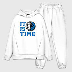 Мужской костюм оверсайз It Is Dallas Mavericks Time Даллас Мэверикс, цвет: белый