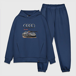 Мужской костюм оверсайз Audi Racing team, цвет: тёмно-синий