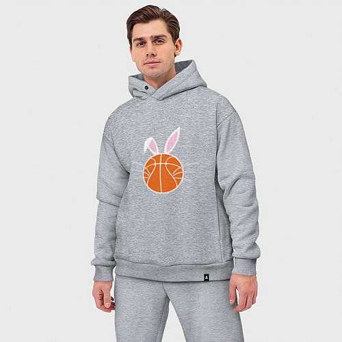 Мужской костюм оверсайз Basketball Bunny / Меланж – фото 3