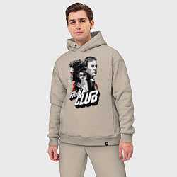 Мужской костюм оверсайз SOAP CLUB, цвет: миндальный — фото 2