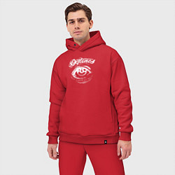 Мужской костюм оверсайз Deftones глаз, цвет: красный — фото 2