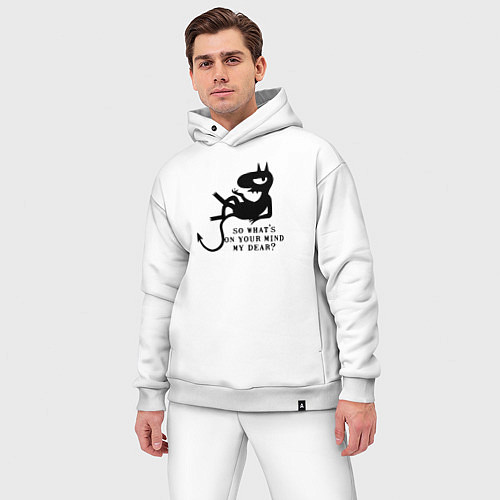 Мужской костюм оверсайз Disenchantment matt groening / Белый – фото 3