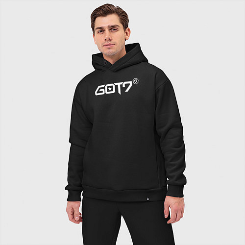 Мужской костюм оверсайз Got7 jinyoung / Черный – фото 3