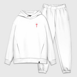 Мужской костюм оверсайз The Masquerade Bloodhunt Red Emblem спина