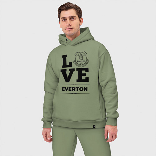 Мужской костюм оверсайз Everton Love Классика / Авокадо – фото 3