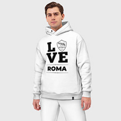 Мужской костюм оверсайз Roma Love Классика цвета белый — фото 2